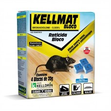 KELLMAT RATICIDA BLOCO 4X20GR