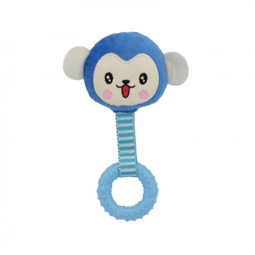 PELUCIA MACAQUINHO AZUL C/ TPR