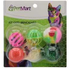 KIT 6 UNIDADES GATO BRINCALHAO