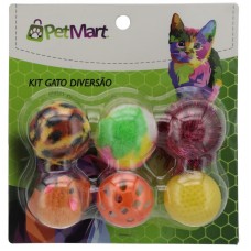 KIT 6 UNIDADES GATO DIVERSAO