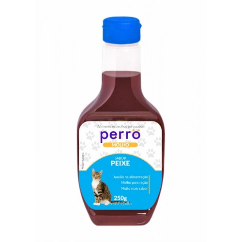 MOLHO PERRO GATOS SABOR PEIXE 250G