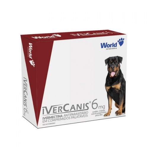 IVERCANIS 6MG (30KG) CARTUCHO