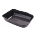 BANDEJA SINGLE DURACAT PRETA 41X33X11CM