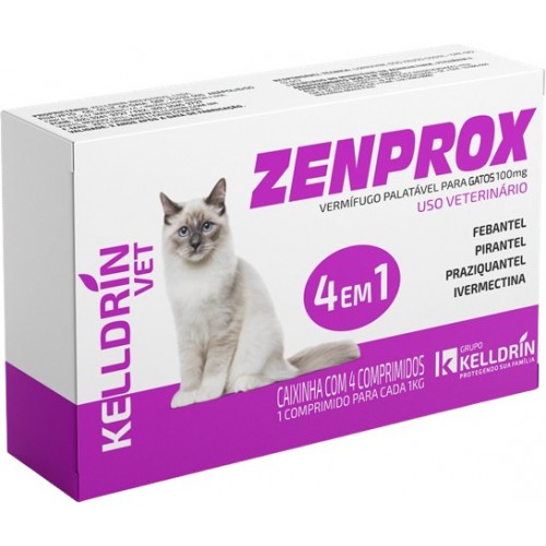 ZENPROX GATO CX 4 COMP 100MG