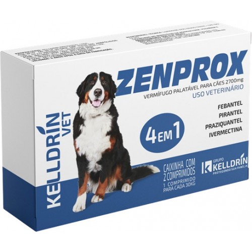 ZENPROX CAES PORTE G CX 2 COMP 2700MG