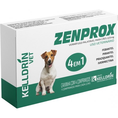 ZENPROX CAES PORTE P CX 4 COMP 225MG