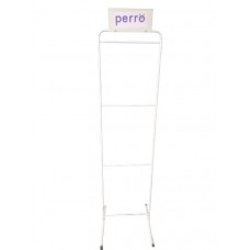 EXPOSITOR P ROUPA PET BRANCO 190X47X50