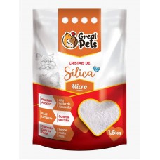 AREIA DE MICRO SILICA PARA GATOS 1,6KG