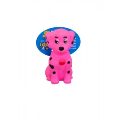 MORDEDOR CACHORRO COM PINTAS 10 CM M-98