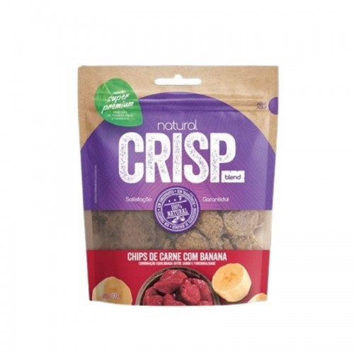 NATURAL CRISP CARNE E BANANA 100G