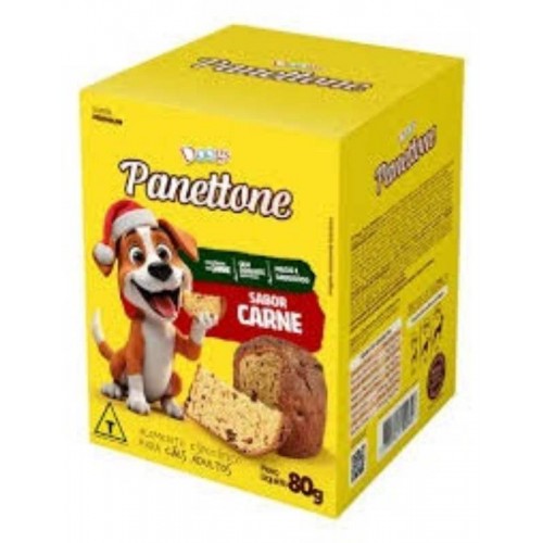 PANETONE DOOGS CARNE 80 GR