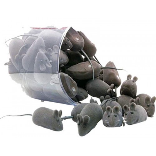 RATINHO VINIL CINZA 50 UN