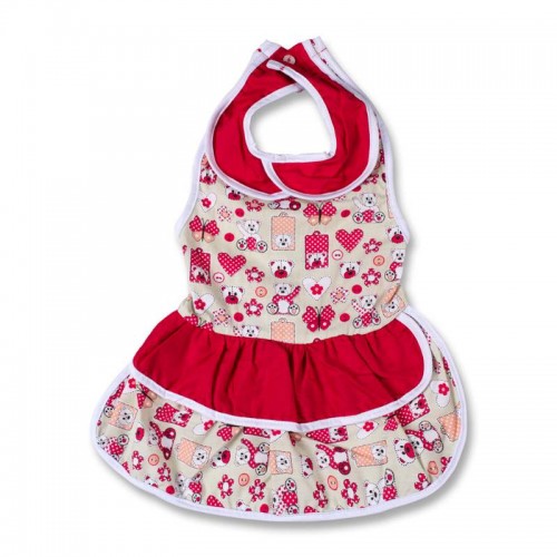 VESTIDO LOVE DOG PP 30 CM